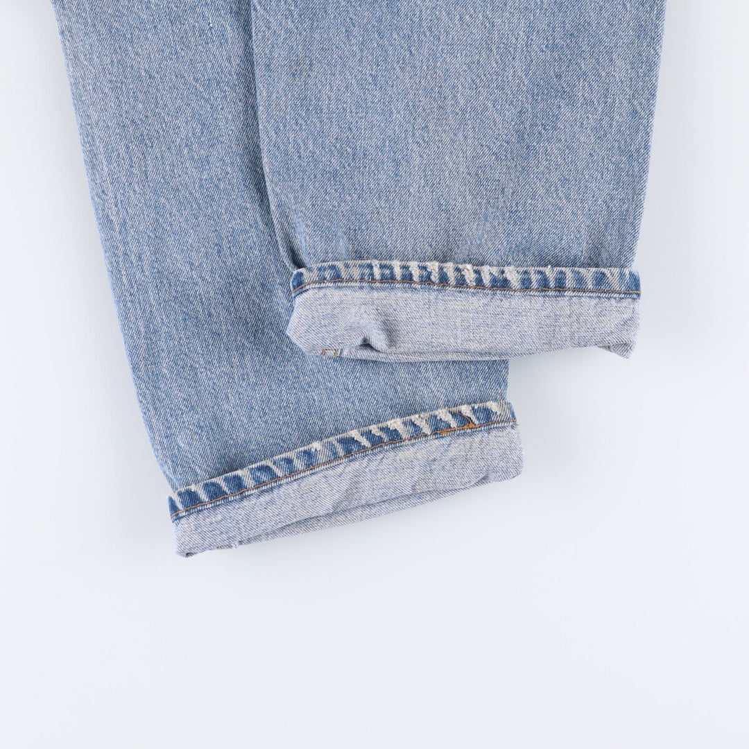 Vintage Levi's tapered denim pants, men's size W34. unclear blue type Vintage Second Hand