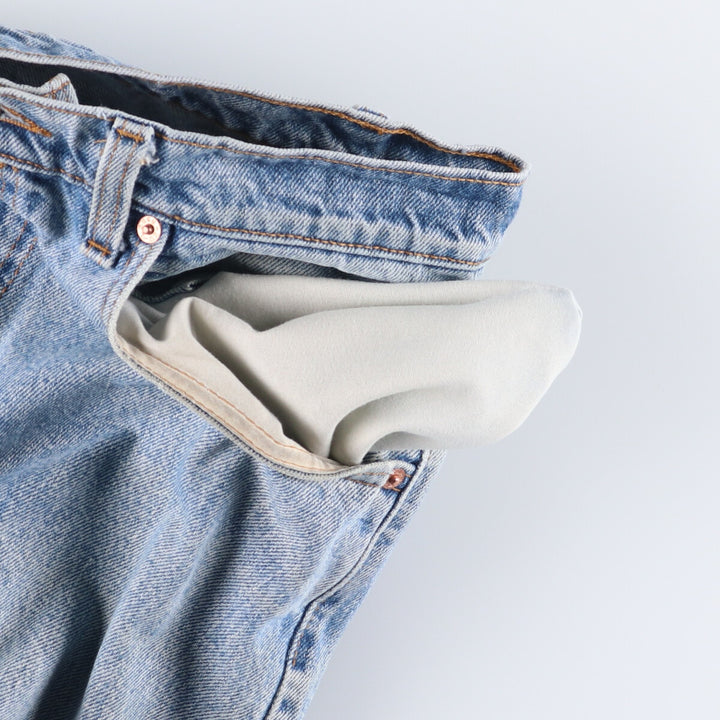Vintage Levi's tapered denim pants, men's size W34. unclear blue type Vintage Second Hand
