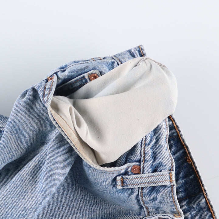 Vintage Levi's tapered denim pants, men's size W34. unclear blue type Vintage Second Hand