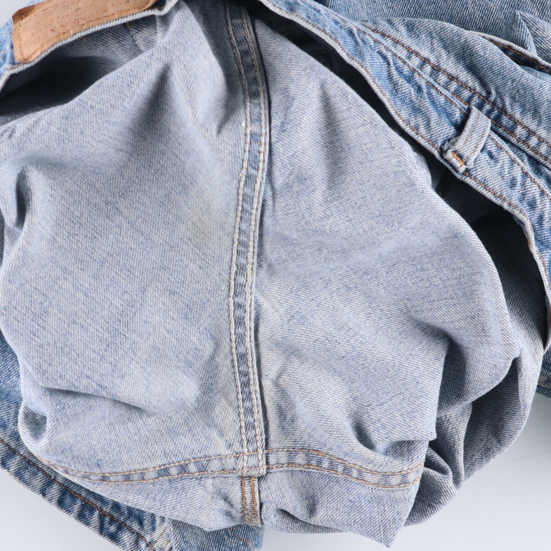 Vintage Levi's tapered denim pants, men's size W34. unclear blue type Vintage Second Hand