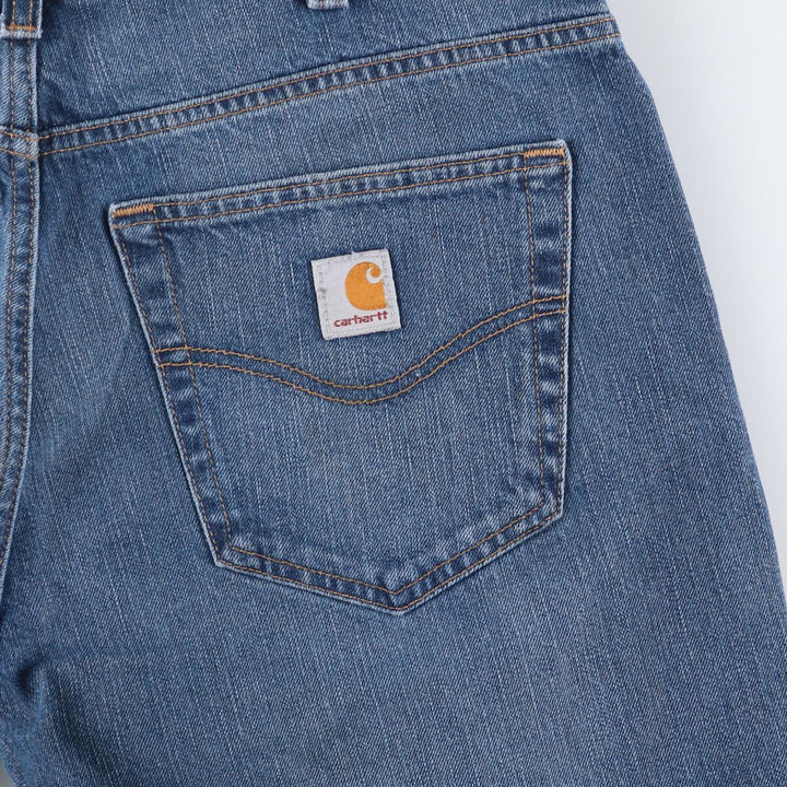 Carhartt loose straight denim pants, men's size W37 cotton blue type Vintage Second Hand