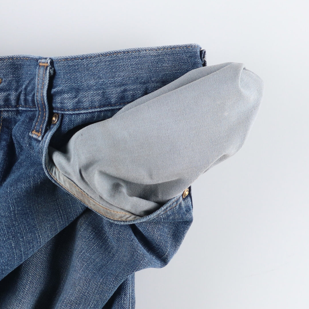 Carhartt loose straight denim pants, men's size W37 cotton blue type Vintage Second Hand