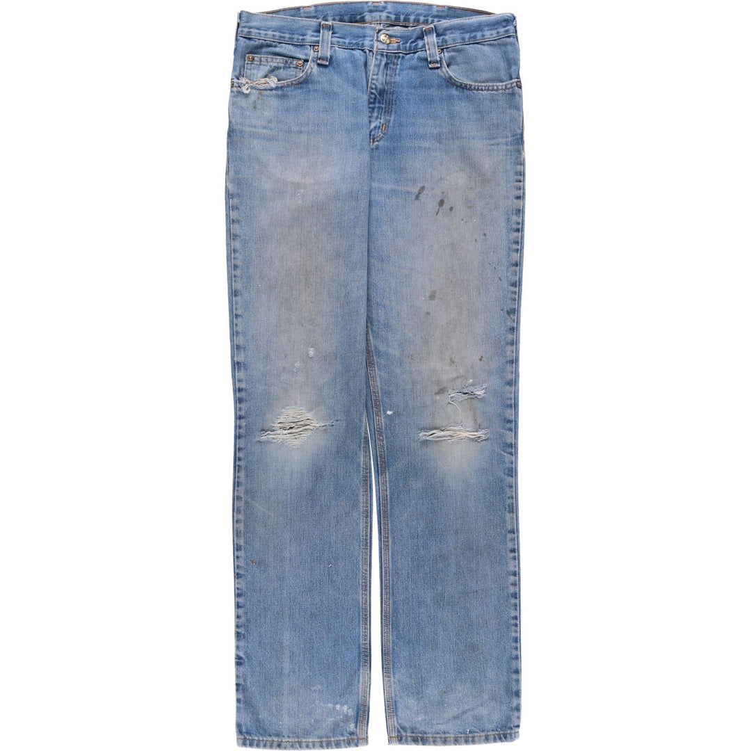 Carhartt Traditional FIT Straight Denim Pants, Men's, W34 equivalent cotton blue type Vintage Second Hand