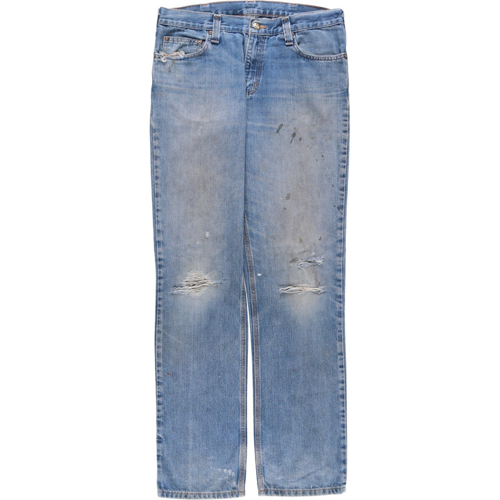 Carhartt Traditional FIT Straight Denim Pants, Men's, W34 equivalent cotton blue type Vintage Second Hand
