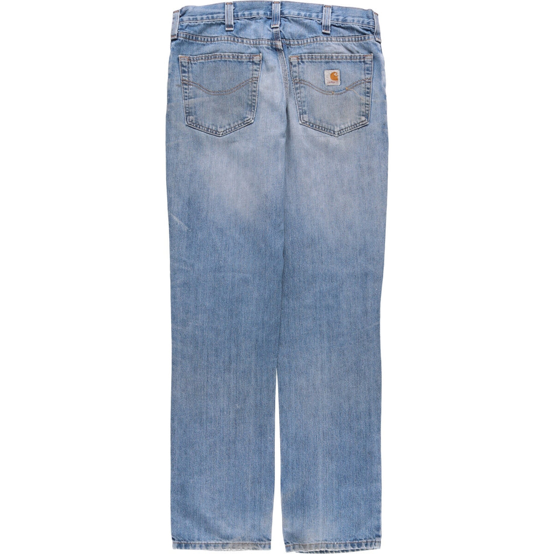 Carhartt Traditional FIT Straight Denim Pants, Men's, W34 equivalent cotton blue type Vintage Second Hand