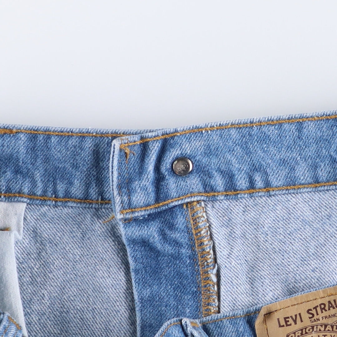 2000'S Levi's 40550-0213 Orange Tab Tapered Denim Pants, Made in USA, Men's Size 36 cotton blue type Vintage Second Hand