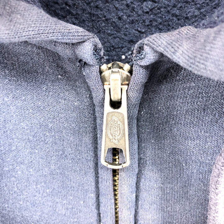 Dickies Sweat Full Zip Hoodie Men's XL cotton navy blue type Vintage Second Hand