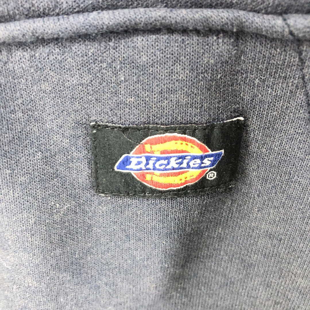 Dickies Sweat Full Zip Hoodie Men's XL cotton navy blue type Vintage Second Hand