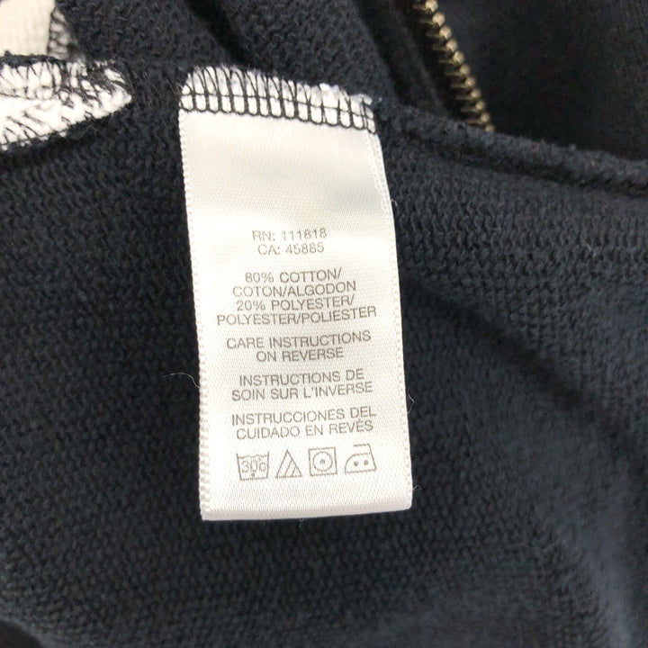 Michael Kors full-zip sweatshirt, men's size L cotton navy blue type Vintage Second Hand