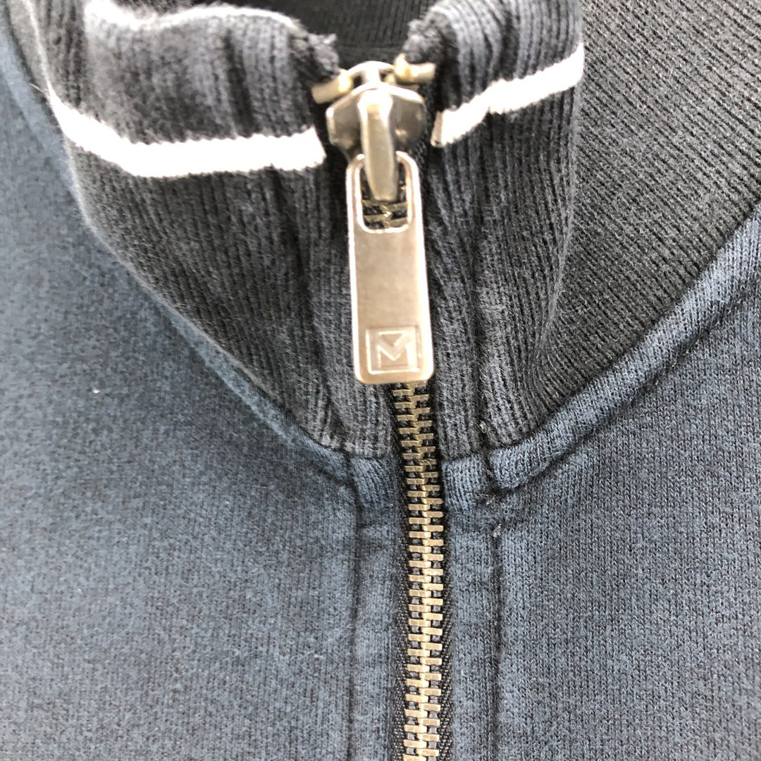 Michael Kors full-zip sweatshirt, men's size L cotton navy blue type Vintage Second Hand