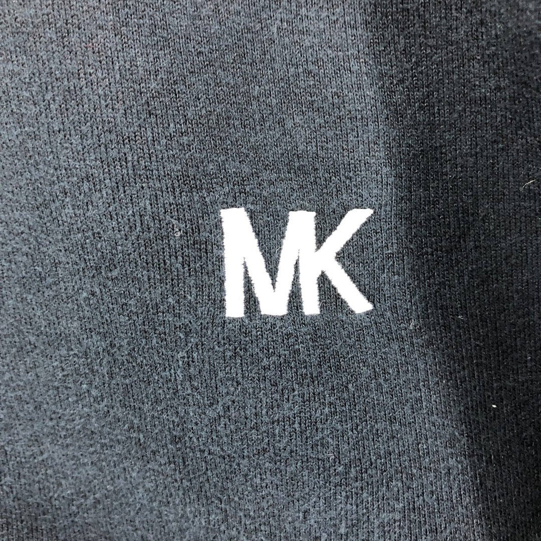 Michael Kors full-zip sweatshirt, men's size L cotton navy blue type Vintage Second Hand