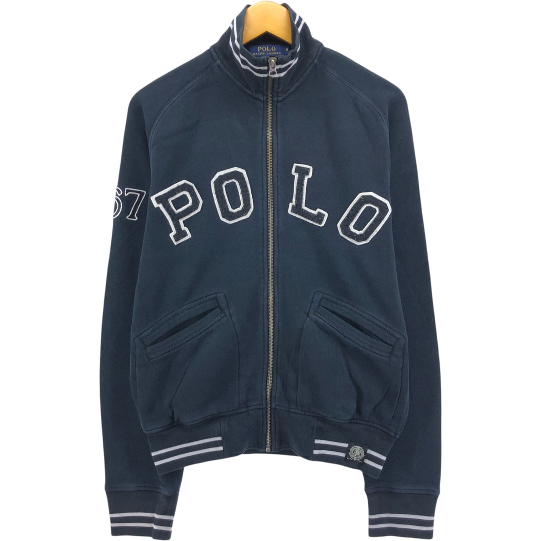 Ralph Lauren POLO RALPH LAUREN full-zip sweatshirt, men's size S cotton black type Vintage Second Hand