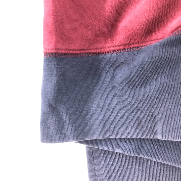 Banana Republic full-zip sweatshirt, men's size XL cotton bordeaux Vintage Second Hand