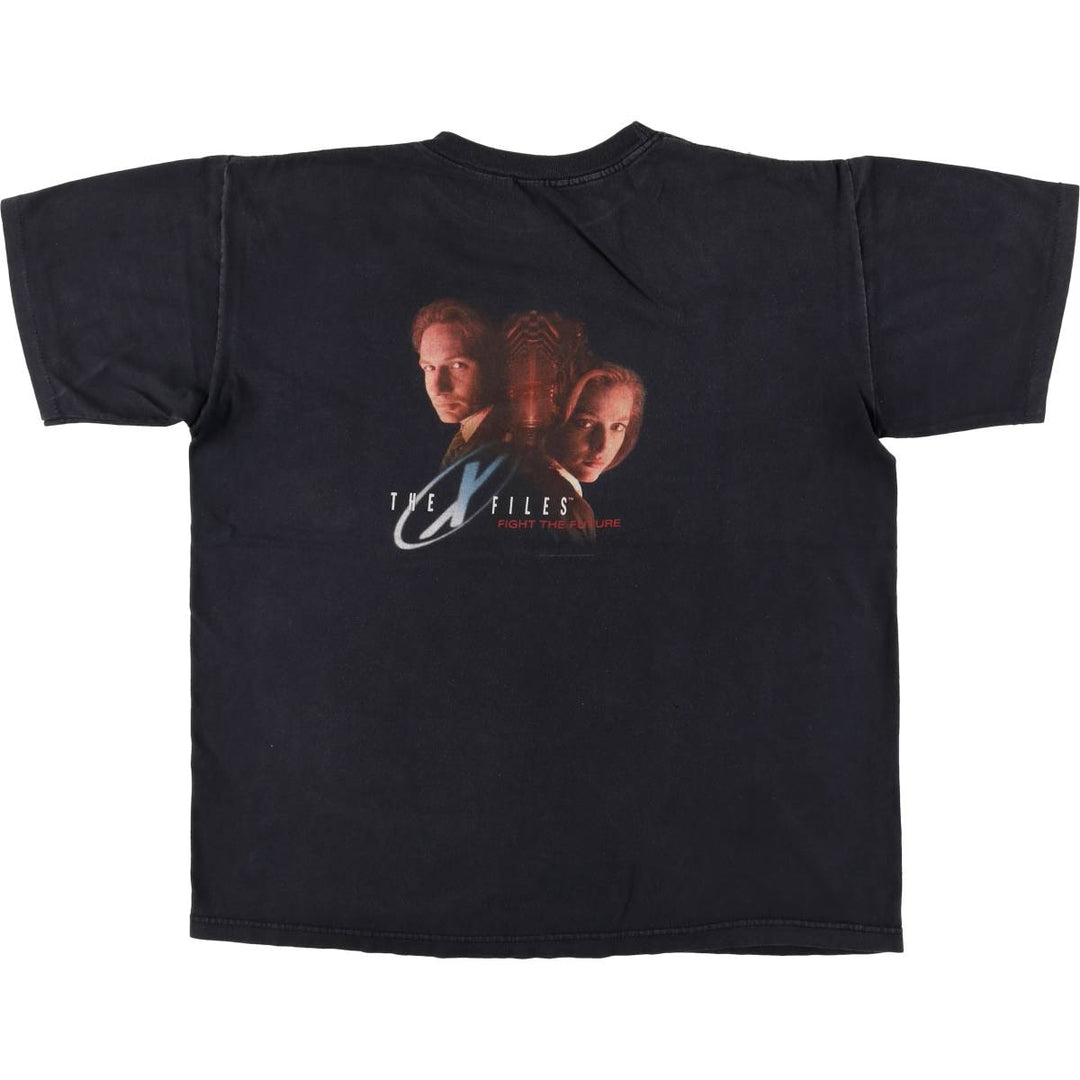 The X-Files Fight the Future X-Files The Movie Movie T-Shirt Men's XL unclear black type Vintage Second Hand