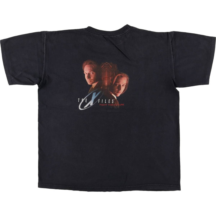 The X-Files Fight the Future X-Files The Movie Movie T-Shirt Men's XL unclear black type Vintage Second Hand