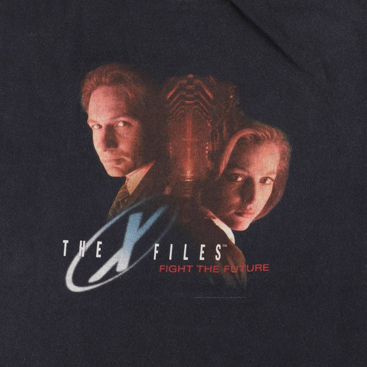 The X-Files Fight the Future X-Files The Movie Movie T-Shirt Men's XL unclear black type Vintage Second Hand