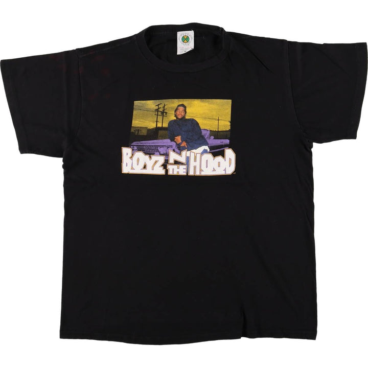 BOYS N THE HOOD Boyz n the Hood Movie T-shirt Men's M size cotton black type Vintage Second Hand