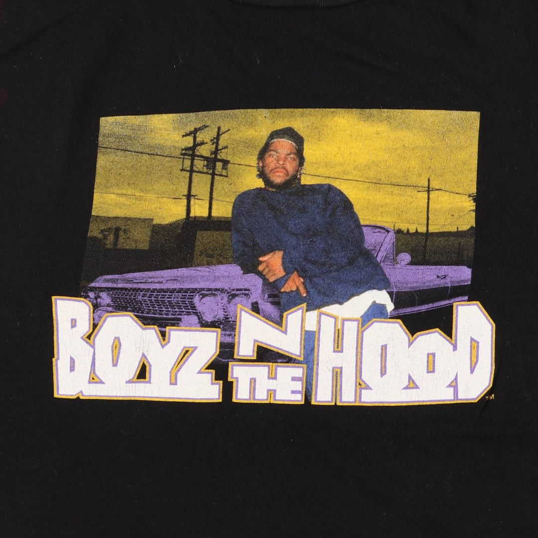 BOYS N THE HOOD Boyz n the Hood Movie T-shirt Men's M size cotton black type Vintage Second Hand