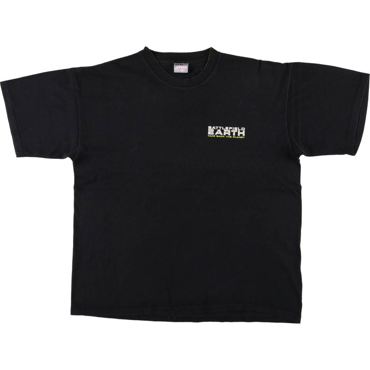 All Sport Events BATTLEFIELD EARTH Battlefield Earth Movie T-Shirt Men's XL cotton black type Vintage Second Hand