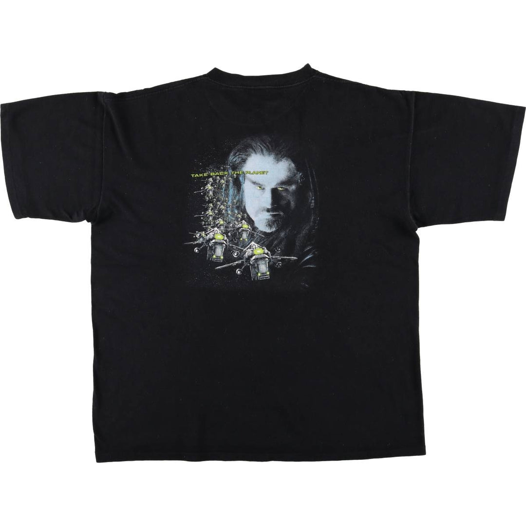 All Sport Events BATTLEFIELD EARTH Battlefield Earth Movie T-Shirt Men's XL cotton black type Vintage Second Hand