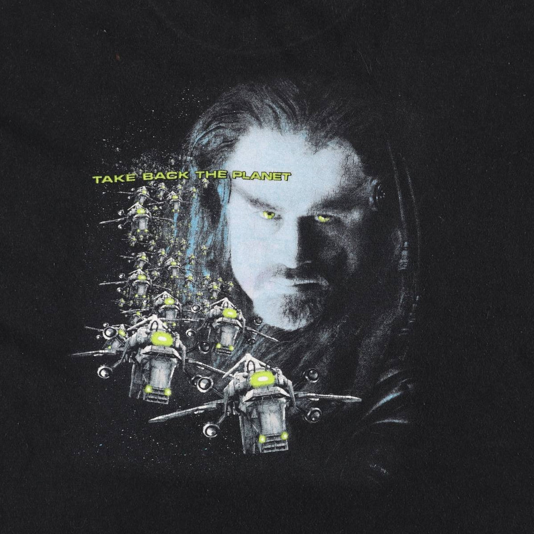 All Sport Events BATTLEFIELD EARTH Battlefield Earth Movie T-Shirt Men's XL cotton black type Vintage Second Hand