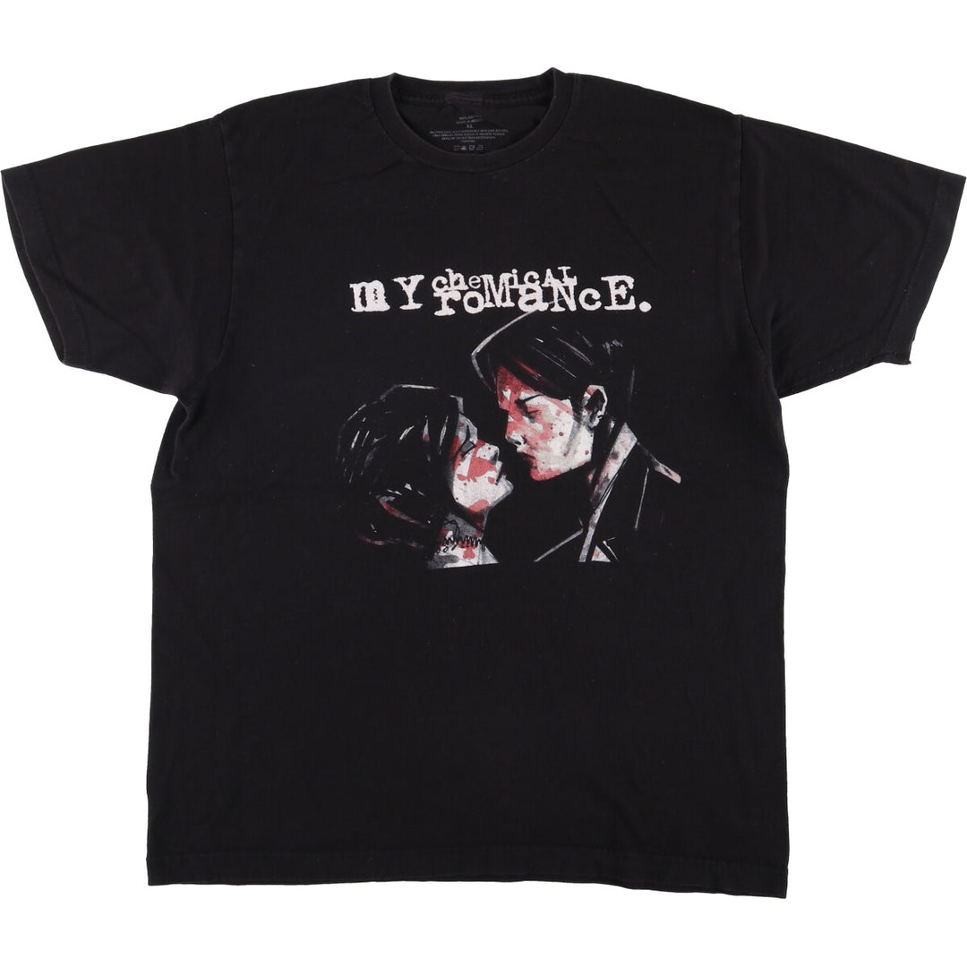 MY CHEMICAL ROMANCE My Chemical Romance Band T-shirt Band T Men's XL equivalent cotton black type Vintage Second Hand