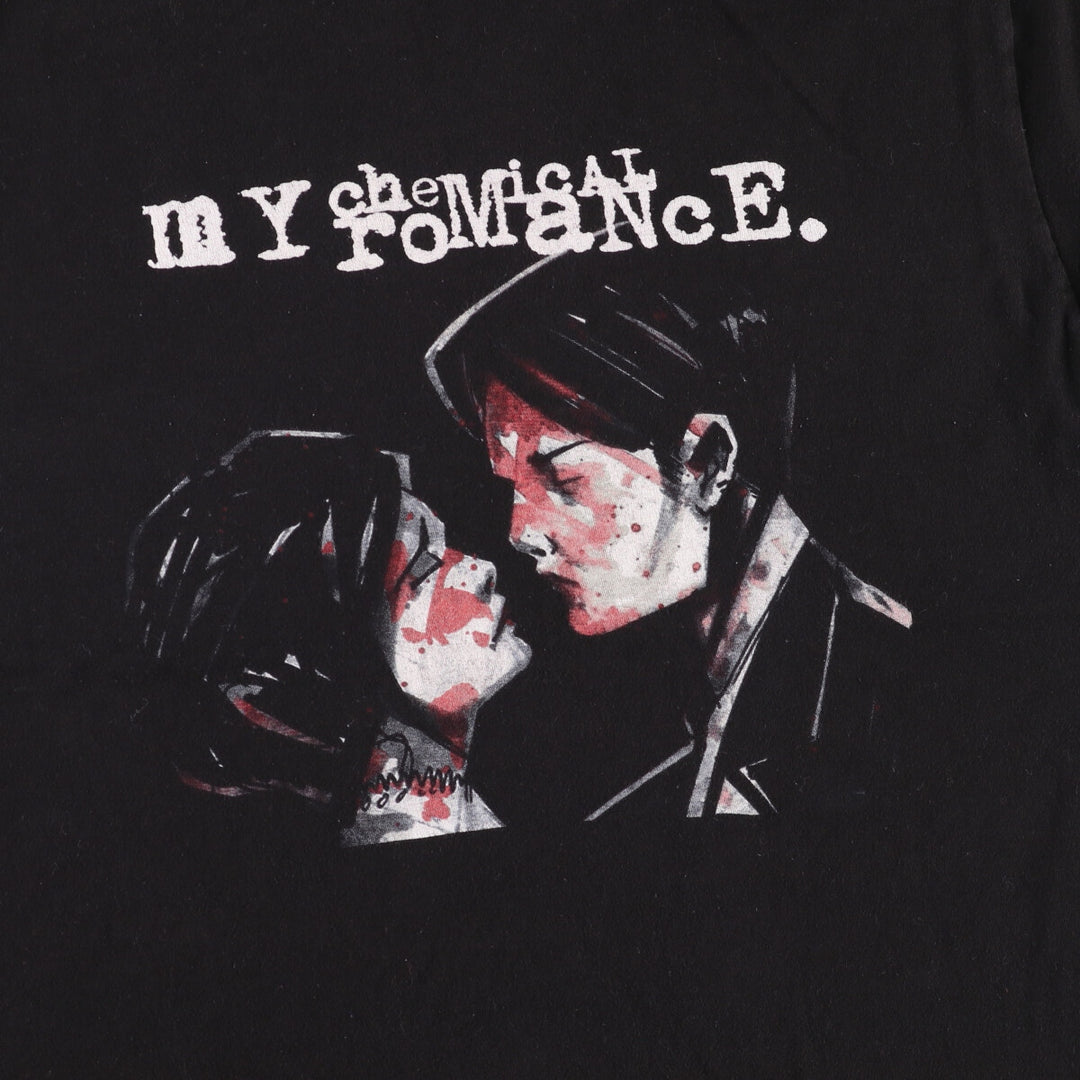 MY CHEMICAL ROMANCE My Chemical Romance Band T-shirt Band T Men's XL equivalent cotton black type Vintage Second Hand