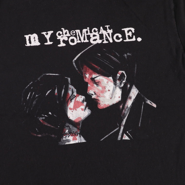 MY CHEMICAL ROMANCE My Chemical Romance Band T-shirt Band T Men's XL equivalent cotton black type Vintage Second Hand