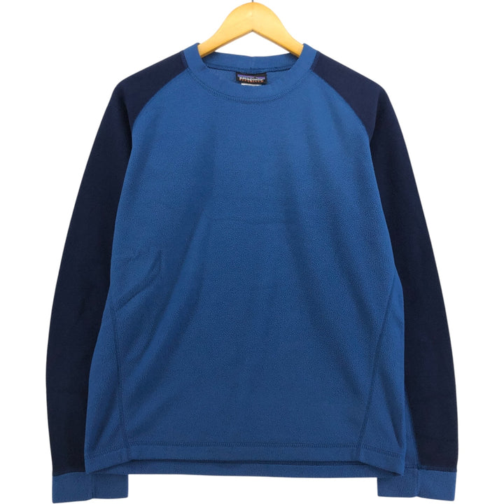 2000'S Patagonia Synchilla fleece top, size M (26204F6), men's polyester blue type Vintage Second Hand