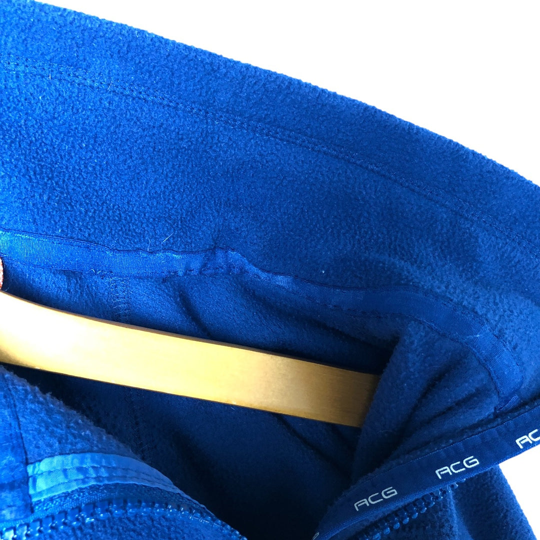 2000'S Nike ACG Fleece Jacket, Men's Size Medium polyester blue type Vintage Second Hand