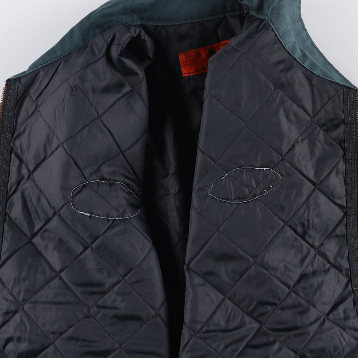 90'S Red Kap Padded Work Jacket, Made in USA, Men's XL, Vintage polyester Khaki type Vintage Second Hand