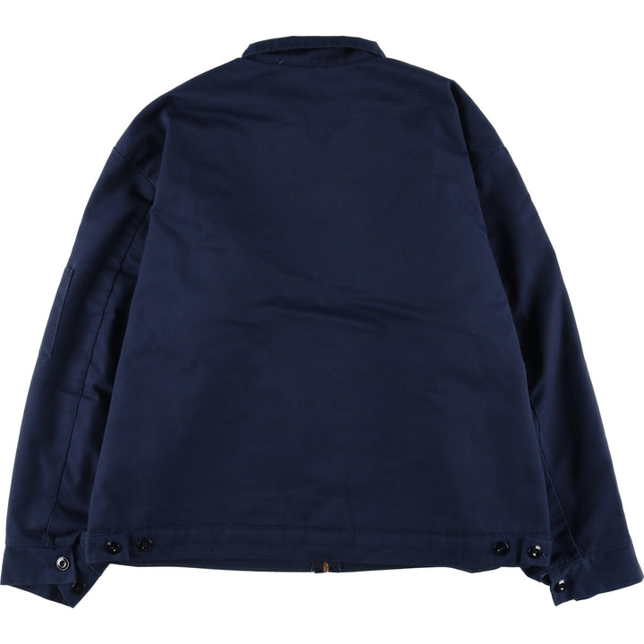 90'S Red Kap Padded Work Jacket, Made in USA, Men's XL, Vintage polyester navy blue type Vintage Second Hand