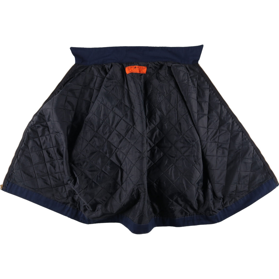 90'S Red Kap Padded Work Jacket, Made in USA, Men's XL, Vintage polyester navy blue type Vintage Second Hand