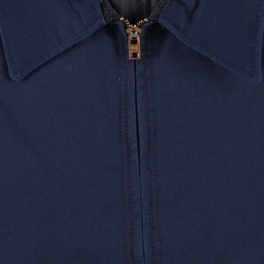 90'S Red Kap Padded Work Jacket, Made in USA, Men's XL, Vintage polyester navy blue type Vintage Second Hand