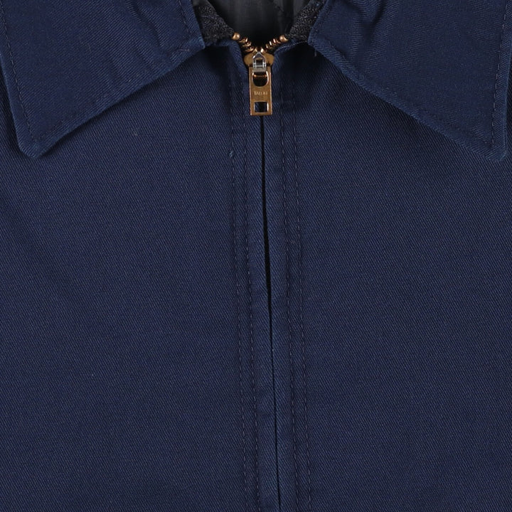 90'S Red Kap Padded Work Jacket, Made in USA, Men's XL, Vintage polyester navy blue type Vintage Second Hand