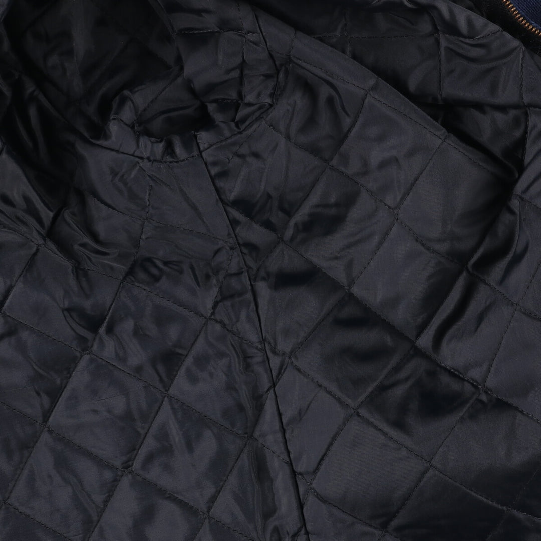 90'S Red Kap Padded Work Jacket, Made in USA, Men's XL, Vintage polyester navy blue type Vintage Second Hand