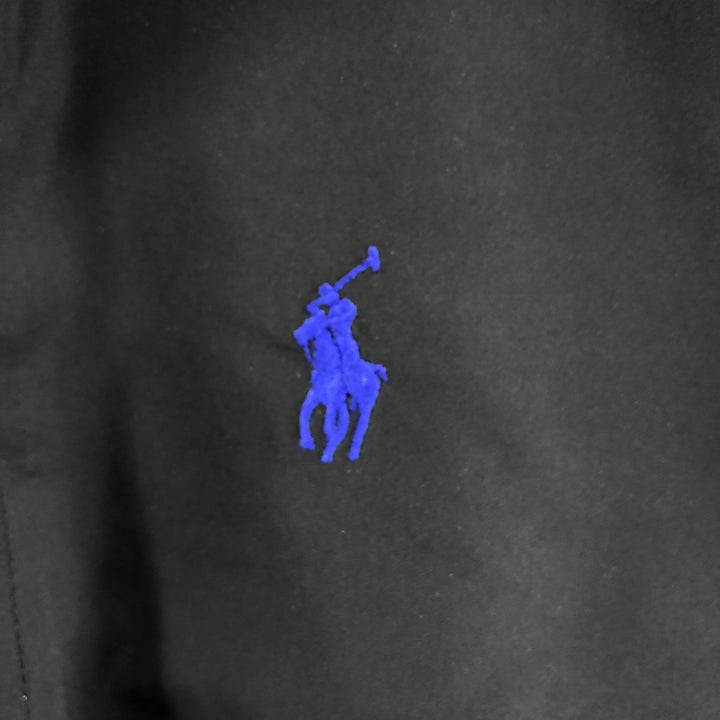 Ralph Lauren POLO by Ralph Lauren fleece jacket, men's size L polyester black type Vintage Second Hand
