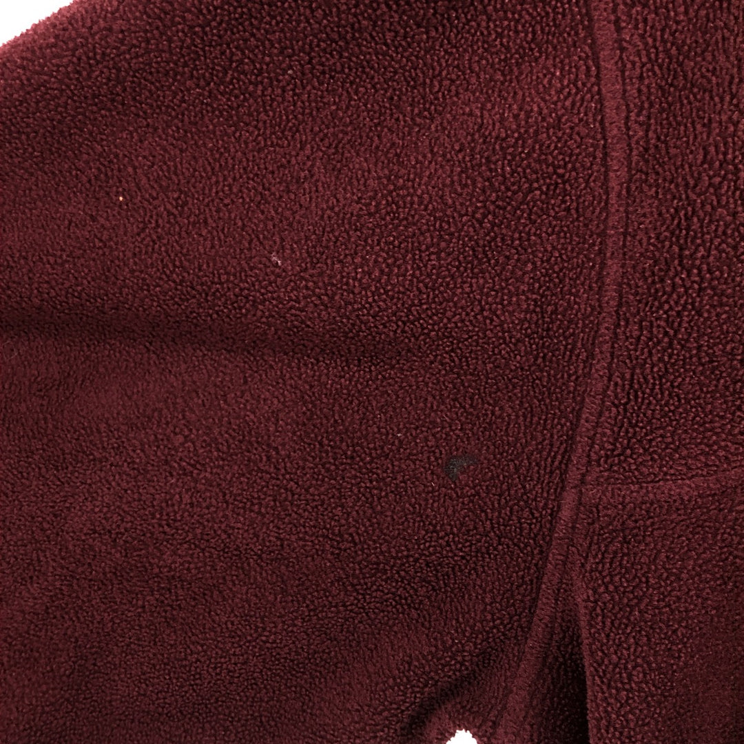 Vintage 70s-80'S LL Bean fleece full-zip hoodie, men's size XL unclear burgundy type Vintage Second Hand