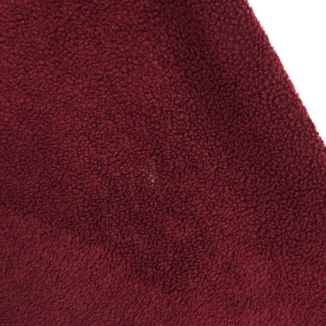 Vintage 70s-80'S LL Bean fleece full-zip hoodie, men's size XL unclear burgundy type Vintage Second Hand