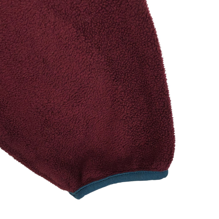 Vintage 70s-80'S LL Bean fleece full-zip hoodie, men's size XL unclear burgundy type Vintage Second Hand
