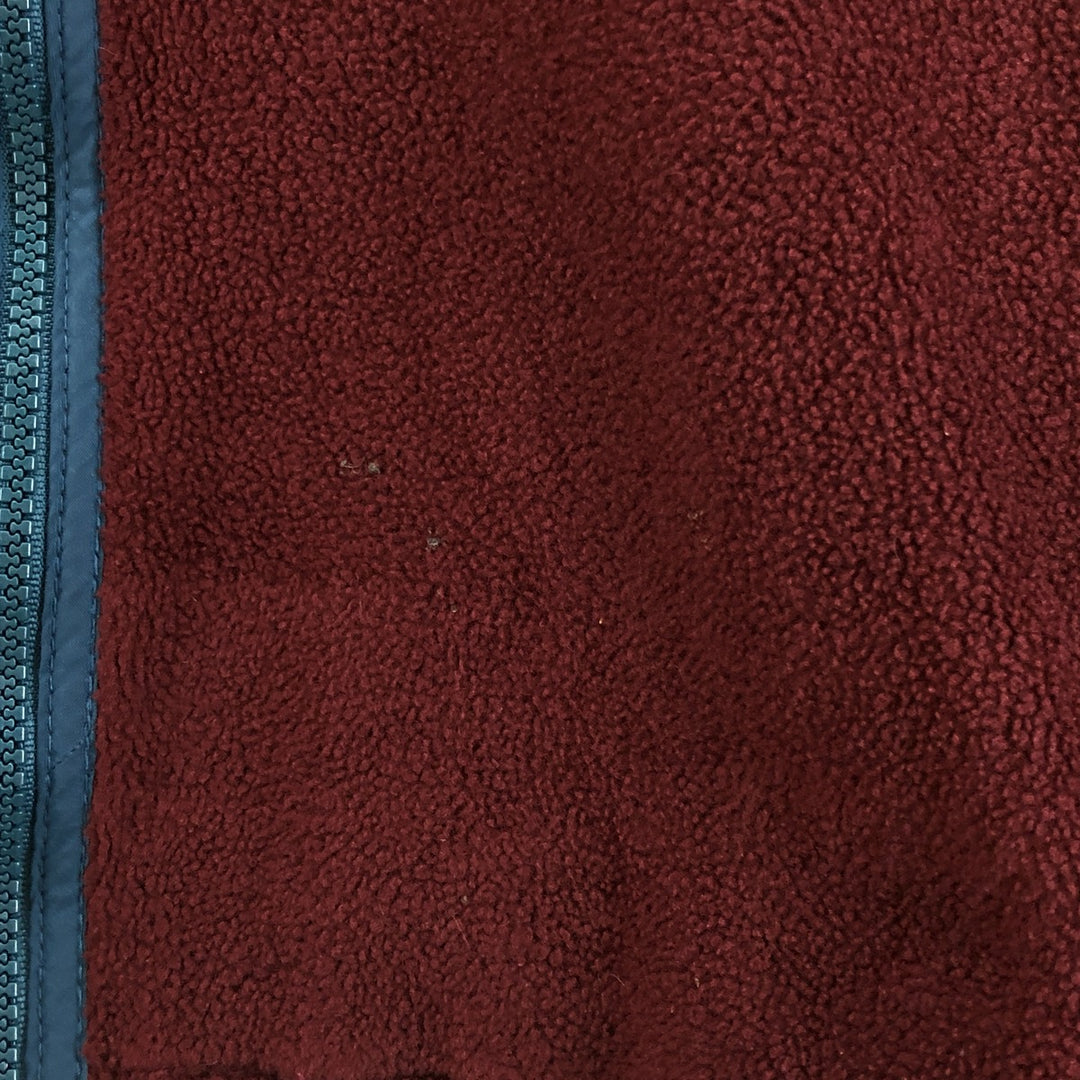 Vintage 70s-80'S LL Bean fleece full-zip hoodie, men's size XL unclear burgundy type Vintage Second Hand