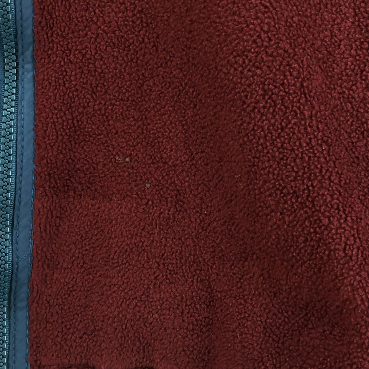 Vintage 70s-80'S LL Bean fleece full-zip hoodie, men's size XL unclear burgundy type Vintage Second Hand