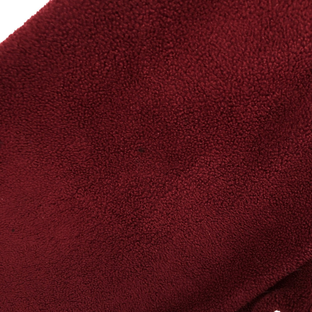 Vintage 70s-80'S LL Bean fleece full-zip hoodie, men's size XL unclear burgundy type Vintage Second Hand
