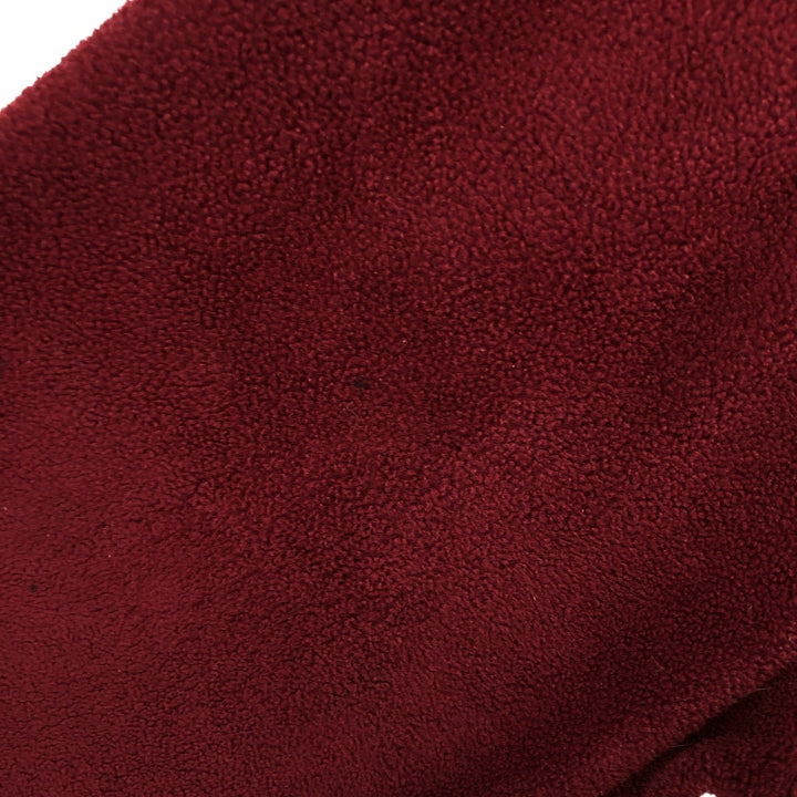Vintage 70s-80'S LL Bean fleece full-zip hoodie, men's size XL unclear burgundy type Vintage Second Hand