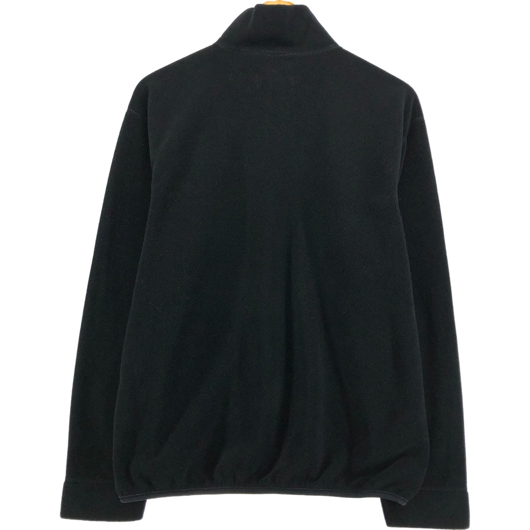 Vintage 90'S Polo by Ralph Lauren half-zip fleece pullover, made in the USA, size M. polyester black type Vintage Second Hand