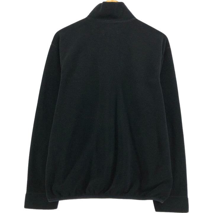 Vintage 90'S Polo by Ralph Lauren half-zip fleece pullover, made in the USA, size M. polyester black type Vintage Second Hand