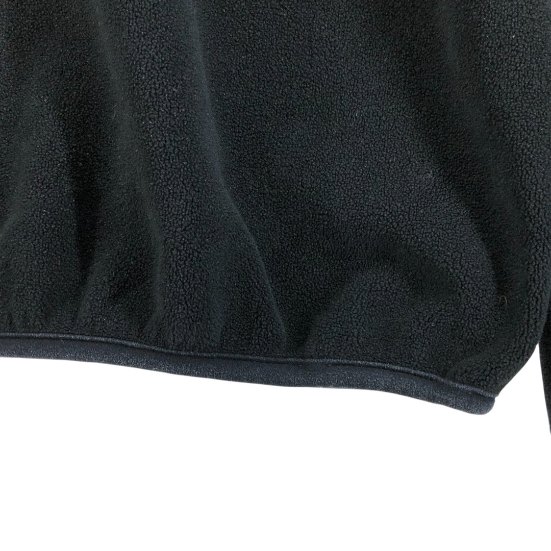 Vintage 90'S Polo by Ralph Lauren half-zip fleece pullover, made in the USA, size M. polyester black type Vintage Second Hand
