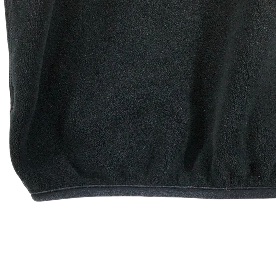 Vintage 90'S Polo by Ralph Lauren half-zip fleece pullover, made in the USA, size M. polyester black type Vintage Second Hand