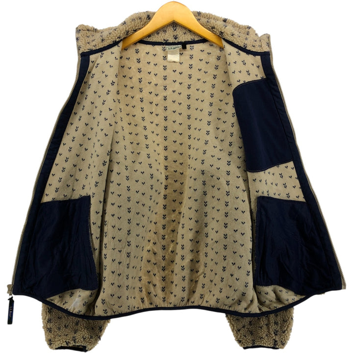 Vintage LL Bean fleece jacket from the 1980'S to 1990s, size L. unclear Beige type Vintage Second Hand