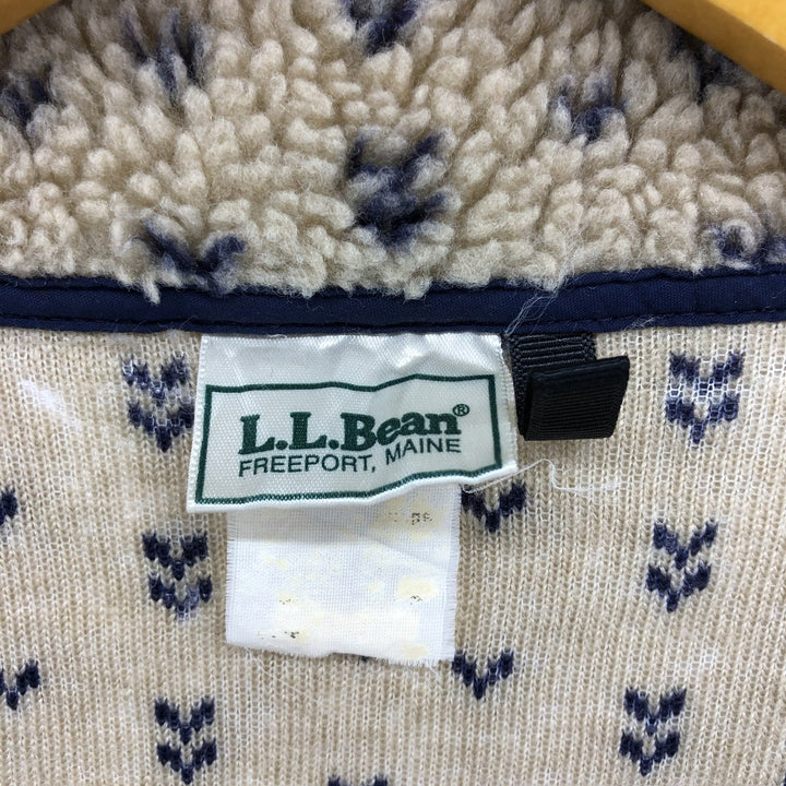 Vintage LL Bean fleece jacket from the 1980'S to 1990s, size L. unclear Beige type Vintage Second Hand